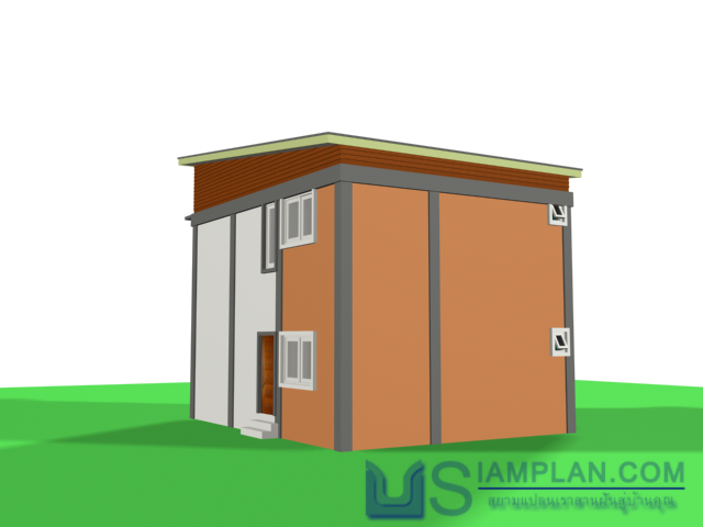 แบบบ้านสองชั้น 3 ห้องนอน 2 ห้องน้ำ