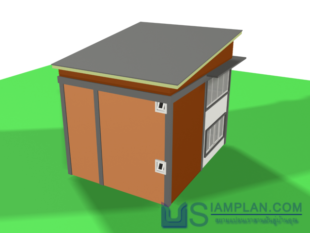 แบบบ้านสองชั้น 3 ห้องนอน 2 ห้องน้ำ