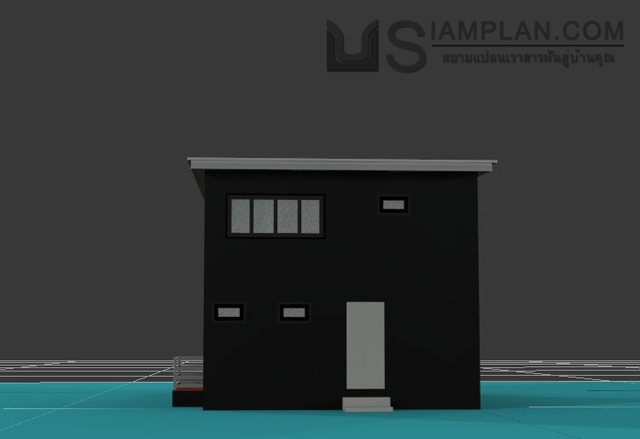 แบบบ้านสองชั้น 3 ห้องนอน 4 ห้องน้ำ