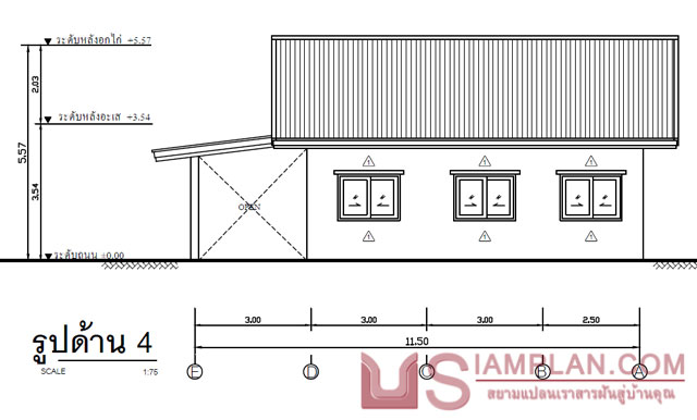 แบบบ้านฟรี 2 ห้องนอน 1 ห้องน้ำ
