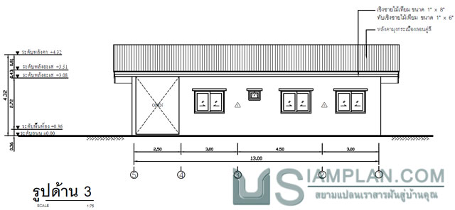 แบบบ้านฟรี 2 ห้องนอน 1 ห้องน้ำ