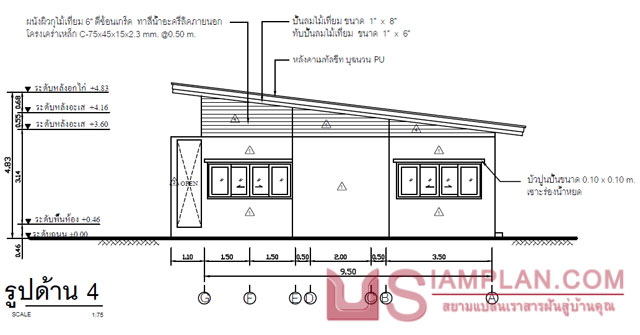 แบบบ้านฟรี 2 ห้องนอน 3 ห้องน้ำ
