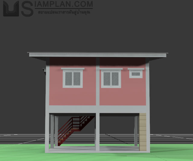 แบบบ้านฟรี 2 ห้องนอน 1 ห้องน้ำ