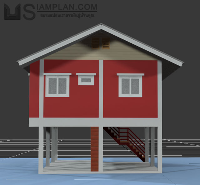 แบบบ้านฟรี 2 ห้องนอน 1 ห้องน้ำ