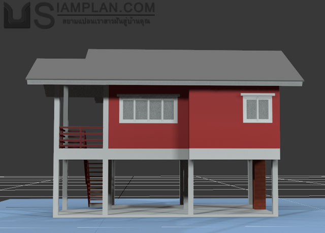 แบบบ้านฟรี 2 ห้องนอน 1 ห้องน้ำ