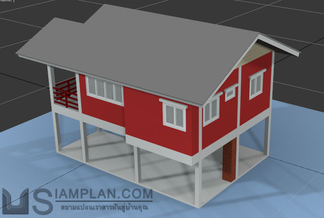 แบบบ้านฟรี 2 ห้องนอน 1 ห้องน้ำ