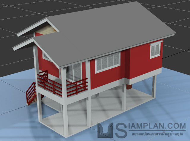 แบบบ้านฟรี 2 ห้องนอน 1 ห้องน้ำ