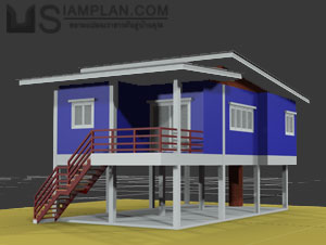 แบบบ้านฟรี 3 ห้องนอน 1 ห้องน้ำ