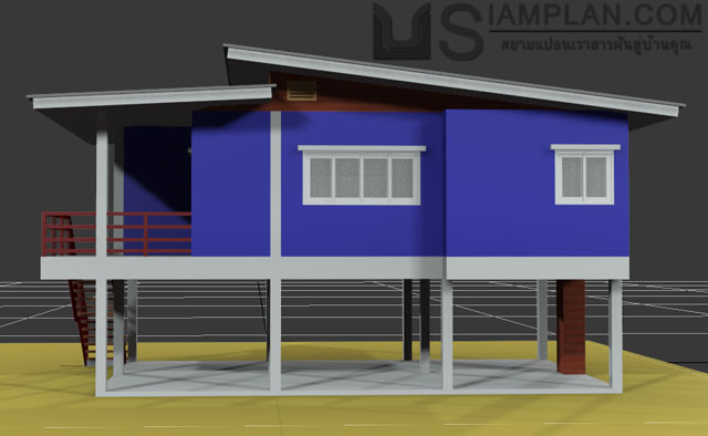 แบบบ้านฟรี 3 ห้องนอน 1 ห้องน้ำ
