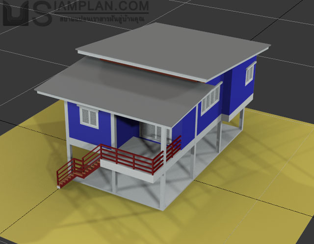 แบบบ้านฟรี 3 ห้องนอน 1 ห้องน้ำ